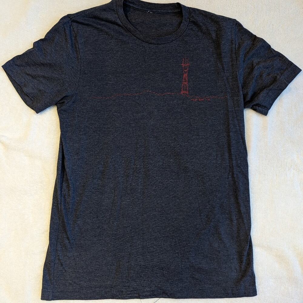 Unknown Brand Name Sutro Tower San Francisco Icon T-shirt, Likely Size Medium